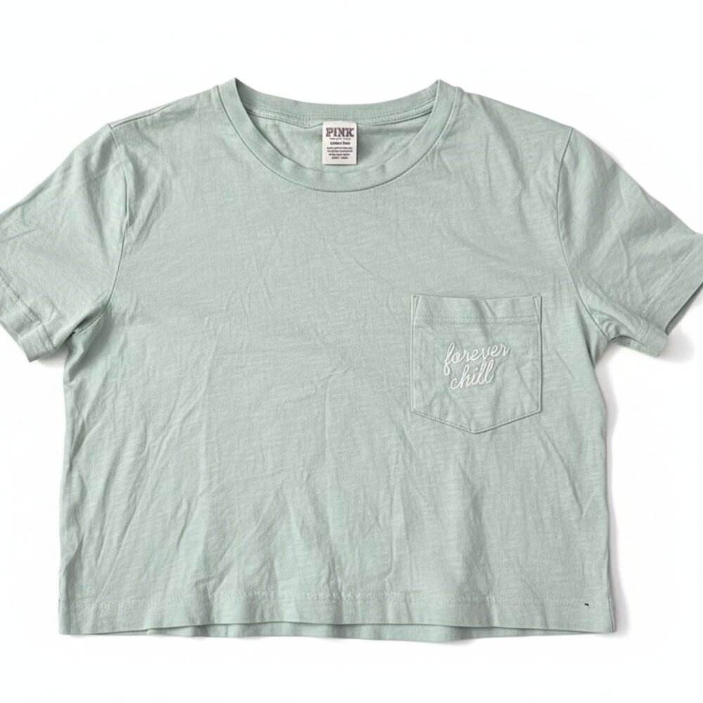 PINK mint green t-shirt, small